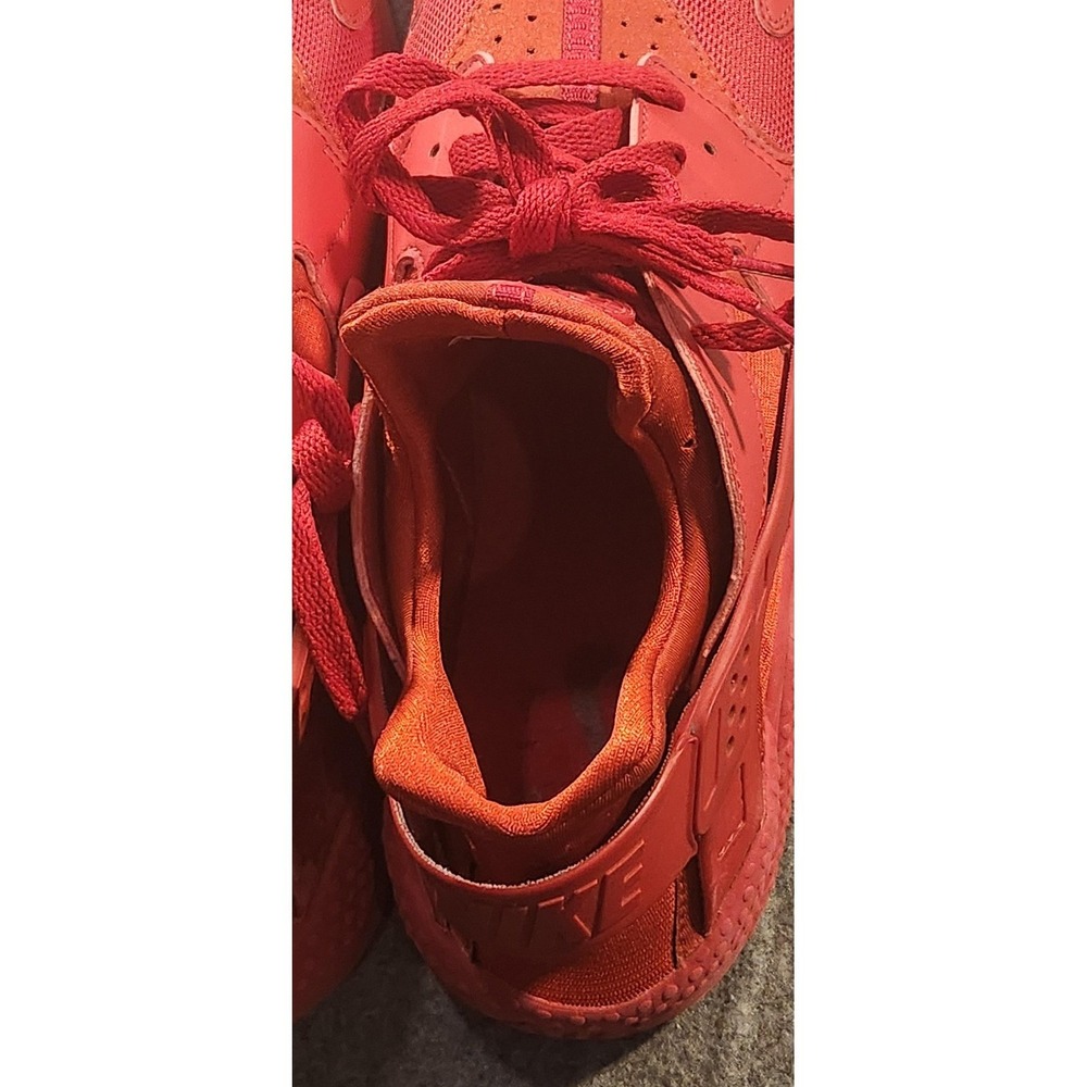 Nike Air Huarache Shoes Mens Size 12 Red 318429-660 Running Athletic Sneakers - Picture 7 of 11